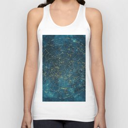 Under Constellations Tank Top | Constellation, Cvogiatzi, Cv, World, Peaceful, Calming, Map, Stars, Celestial, Digital 