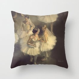 ballerinas Throw Pillow