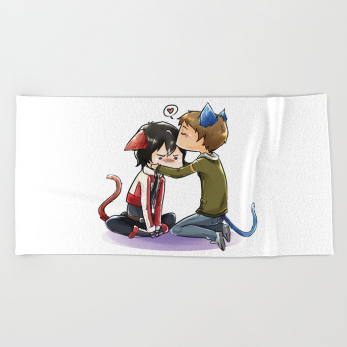 voltron beach towel