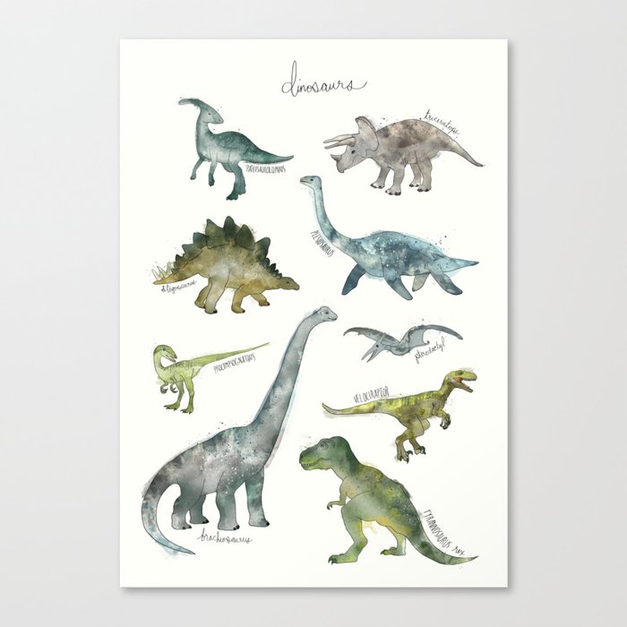 Dinosaurs Canvas Print