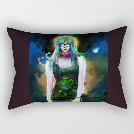 casual elf Rectangular Pillow