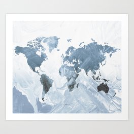 MAP-Worldwide I Art Print