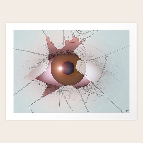 Broken Art Print
