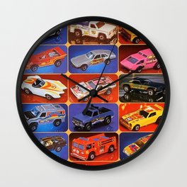 Rare Hot Wheels Italian Market Mebetoys Redline Flying Colors Poster Wall Clock
