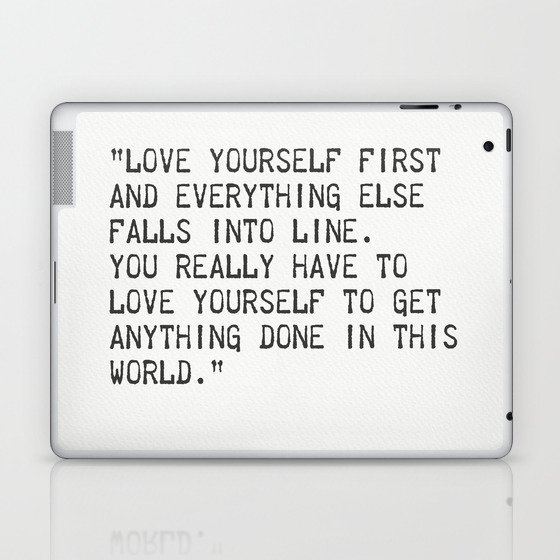 Lucille Ball quote Laptop & iPad Skin