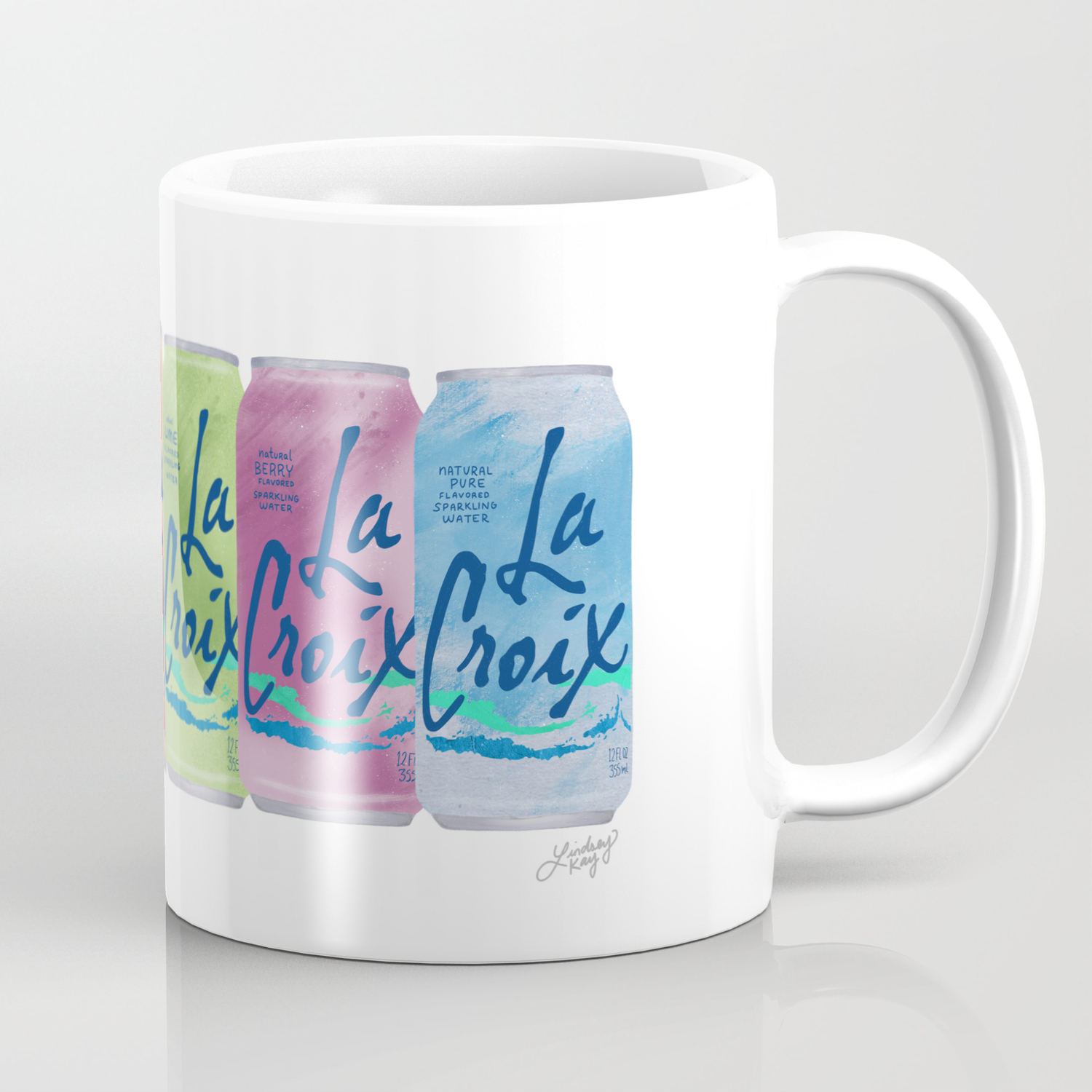 La Croix Illustration Coffee Mug By Lindsey Kay Co Society6