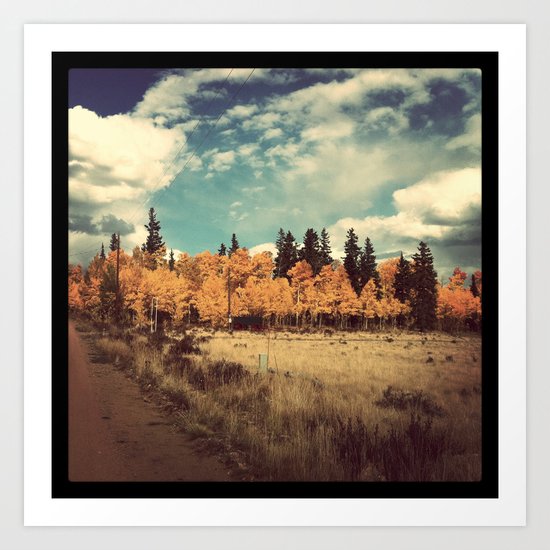One More Road to Go Art Print