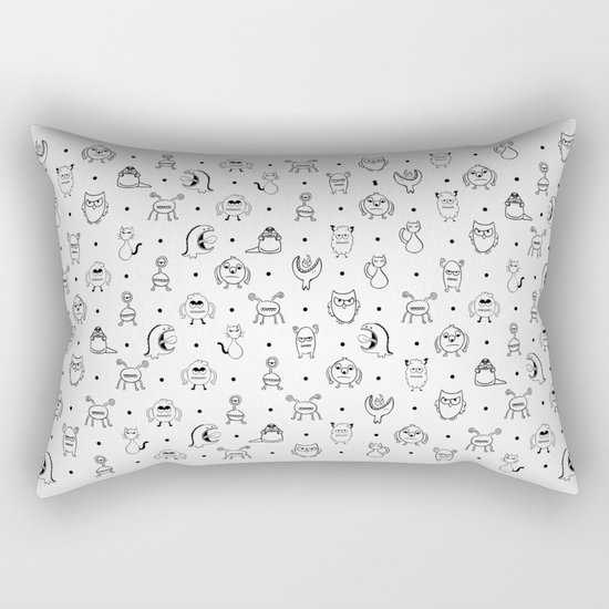 Monster Cuties Rectangular Pillow