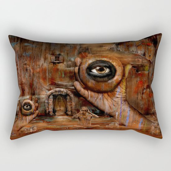 Aufmerksamkeitswahn ! Rectangular Pillow