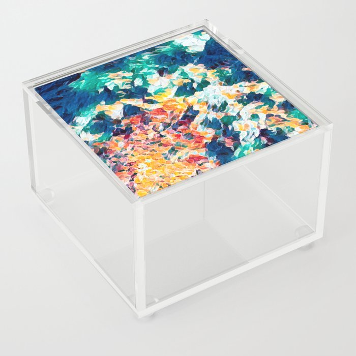 Vibrant Brushstrokes: Abstraction Nr. 12 in Gouache Acrylic Box