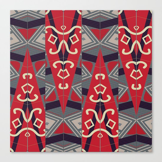 Pinilian an Indigenous Filipino tapestry Canvas Print by w0lfgwang