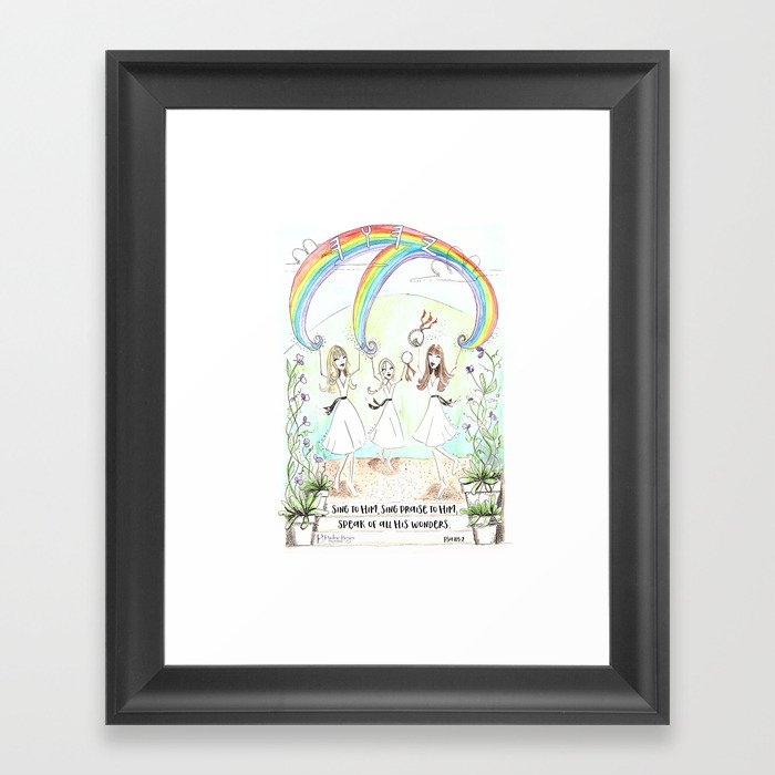 Sing to Him! Framed Art Print