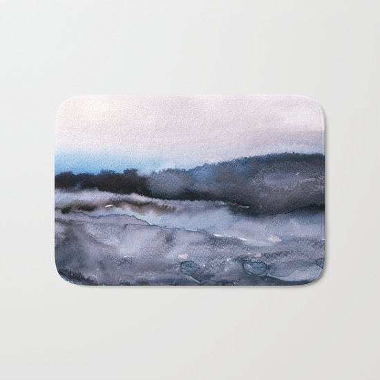 layers of colour 2 Bath Mat
