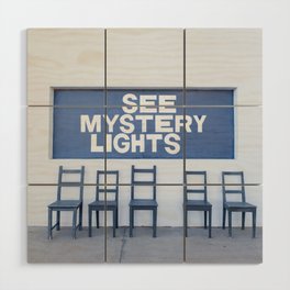 See Mystery Lights - Marfa Texas Photography Wood Wall Art