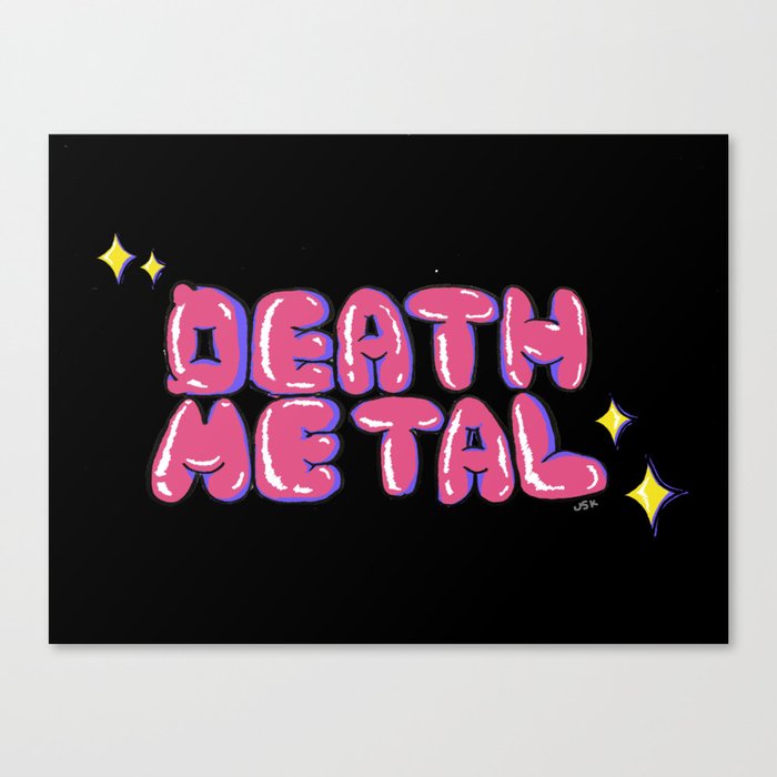 Death Metal Canvas Print