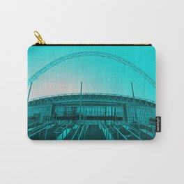 Wembley Stadium in Wembley London in blue Carry-All Pouch