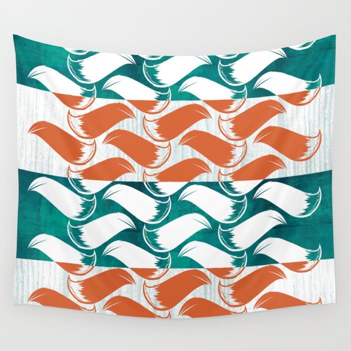 Foxhatched Wall Tapestry