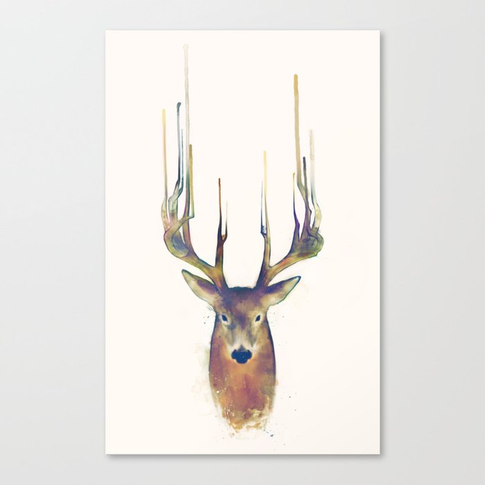 Deer // Steadfast Canvas Print