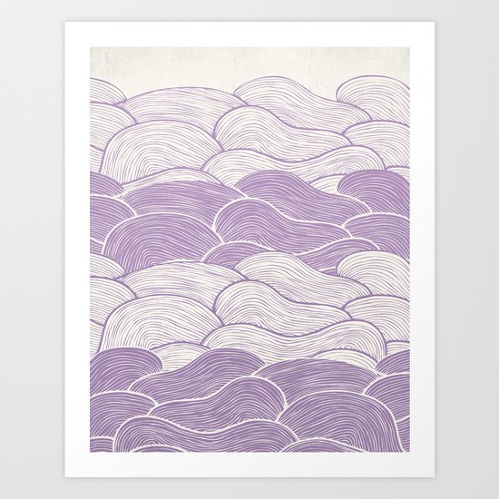 The Lavender Seas Art Print