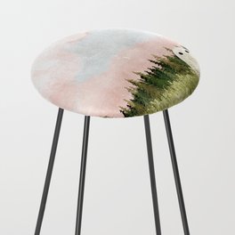 Cotton candy skies Counter Stool