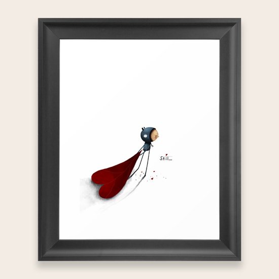 Big Heart Framed Art Print