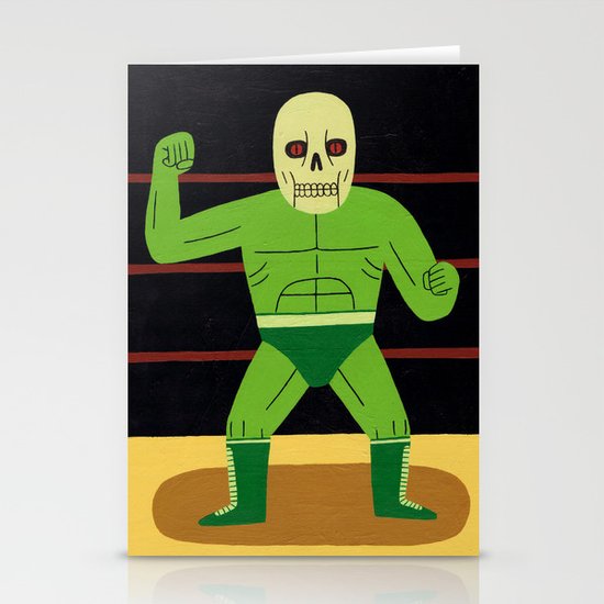 The Glowing Skull Stationery Cards