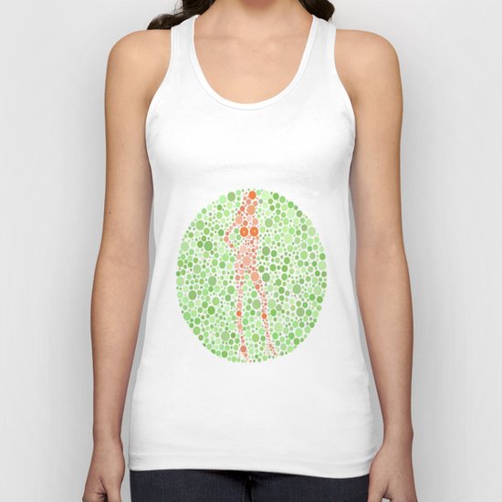 Color Blind Test Unisex Tank Top