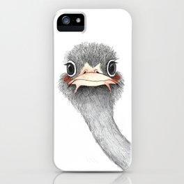 Disapproving Ostrich iPhone Case