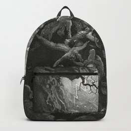 The Mouth Of Hell By Gustave Dore Backpack
