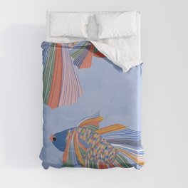 Fish you were here Duvet Cover
