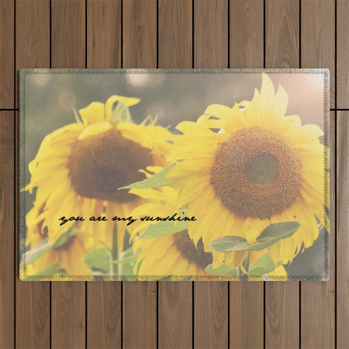 You Are My Sunshine Outdoor Rug