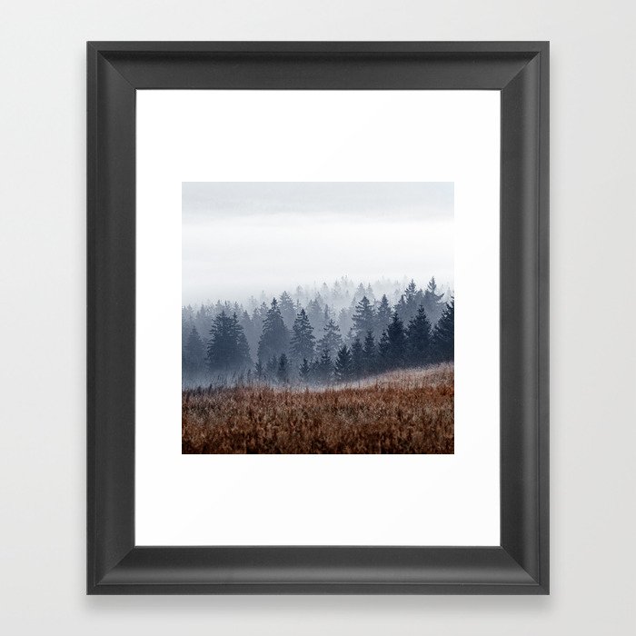 Lost In Fog Framed Art Print by Tordis Kayma | Society6