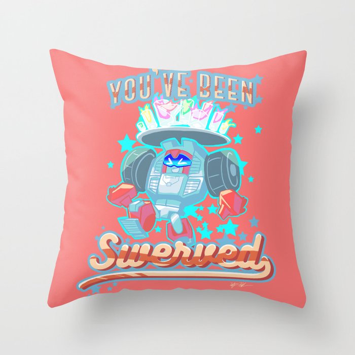You've Been Swerved Throw Pillow