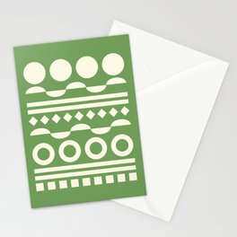 Patterned shape line collection 15 Stationery Card