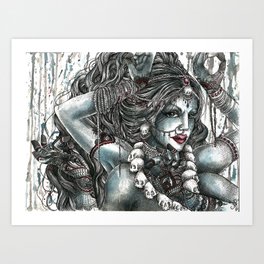 Goddess Kali 1 Art Print