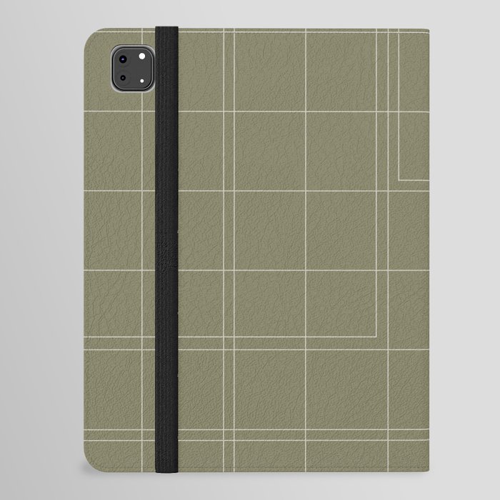 Sage Grid iPad Folio Case