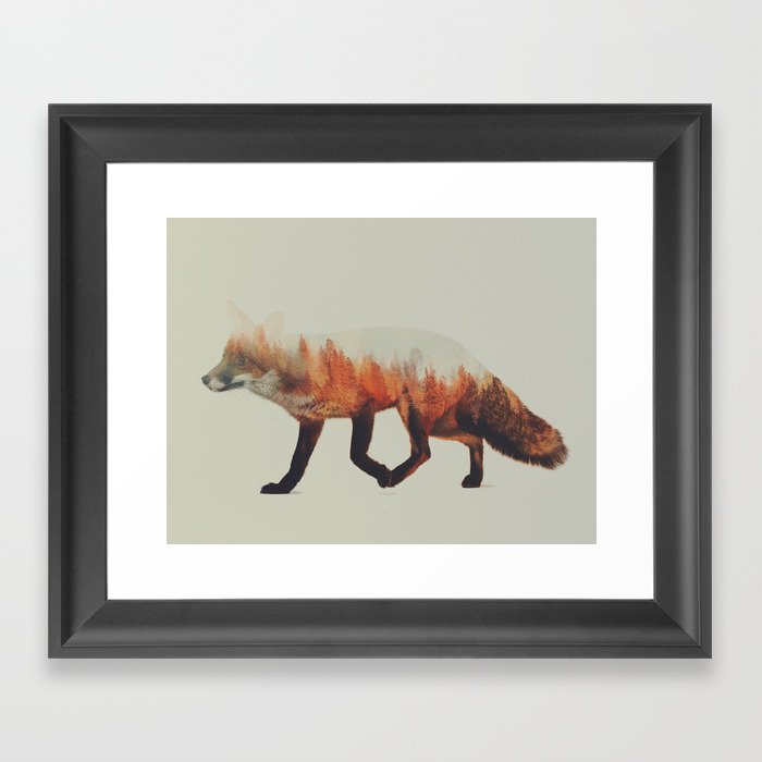 Norwegian Woods: The Fox Framed Art Print