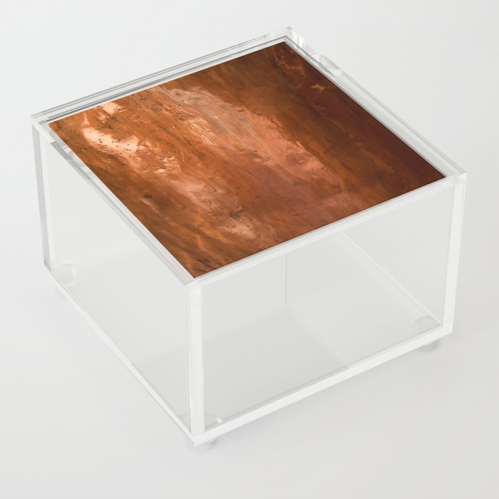 copper , metal background Acrylic Box