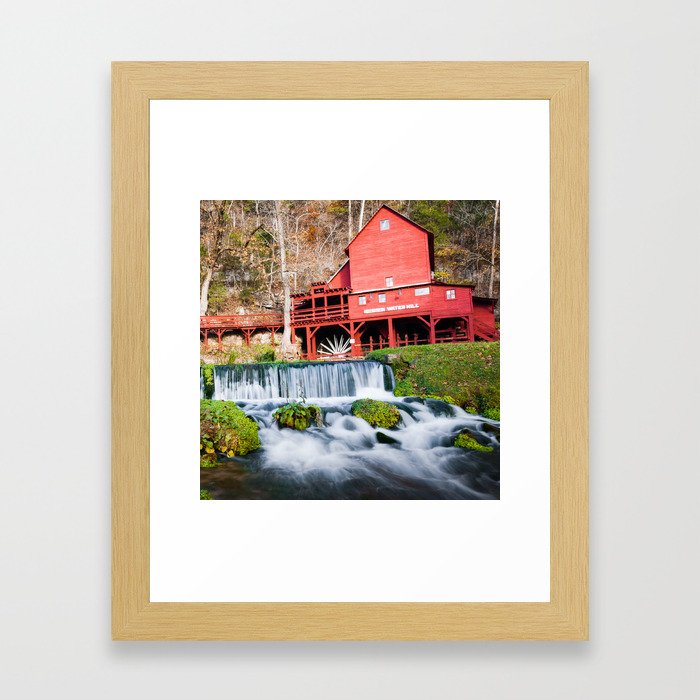 Hodsgon Mill - Missouri - Square Format Framed Art Print