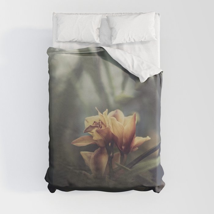 live from the orchid house Duvet Cover
