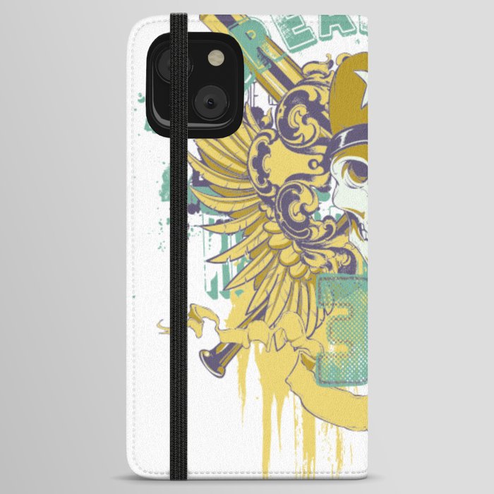 Skull Army iPhone Wallet Case