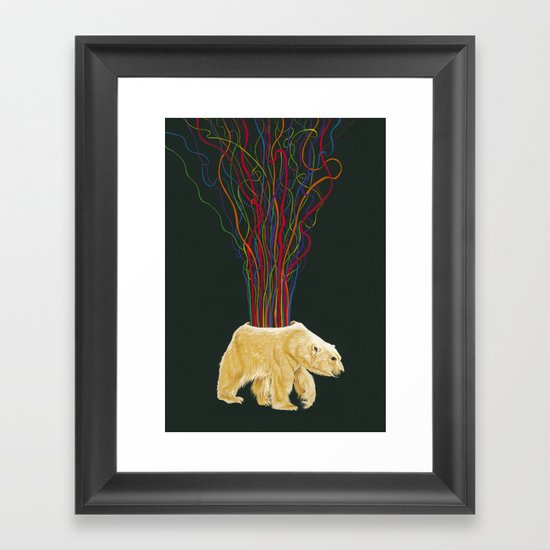 Magnetospheric S.O.S. Framed Art Print