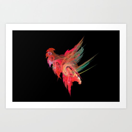 Cocky cock Art Print