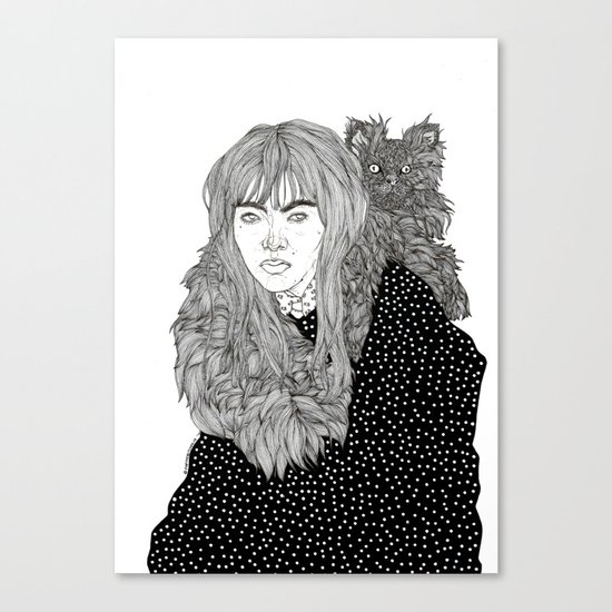 I Am Not A Cat Person Canvas Print
