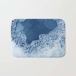 soap foam surface Bath Mat | Foam, Abstract, Cleaning, Soap, Hygiene, Blue, Backdrop, Shampoo, Top, Clean 