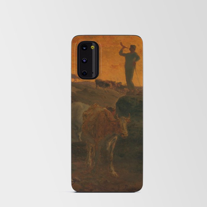 Jean-François Millet "Calling Home the Cows" oil on wood Android Card Case