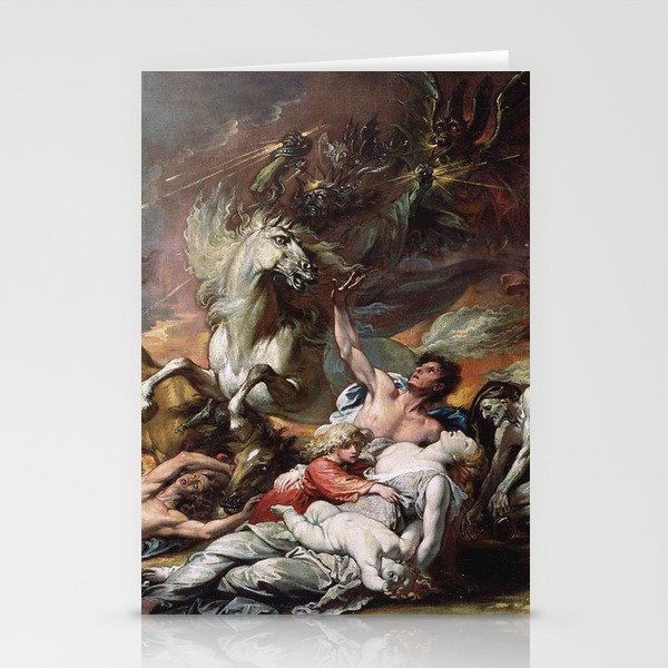  Death on a Pale Horse - Benjamin West Stationery Cards