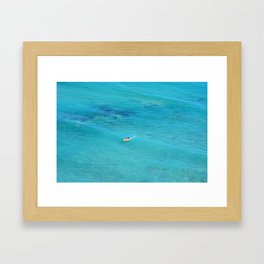 Tropical Paddle Out - Photographic Print Framed Art Print