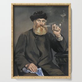 The Smoker (1866)  Serving Tray