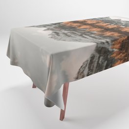 Canadian Mountains Tablecloth